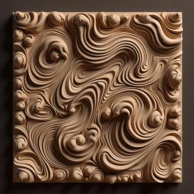 Patterns and decorations stl latex 4 3d model